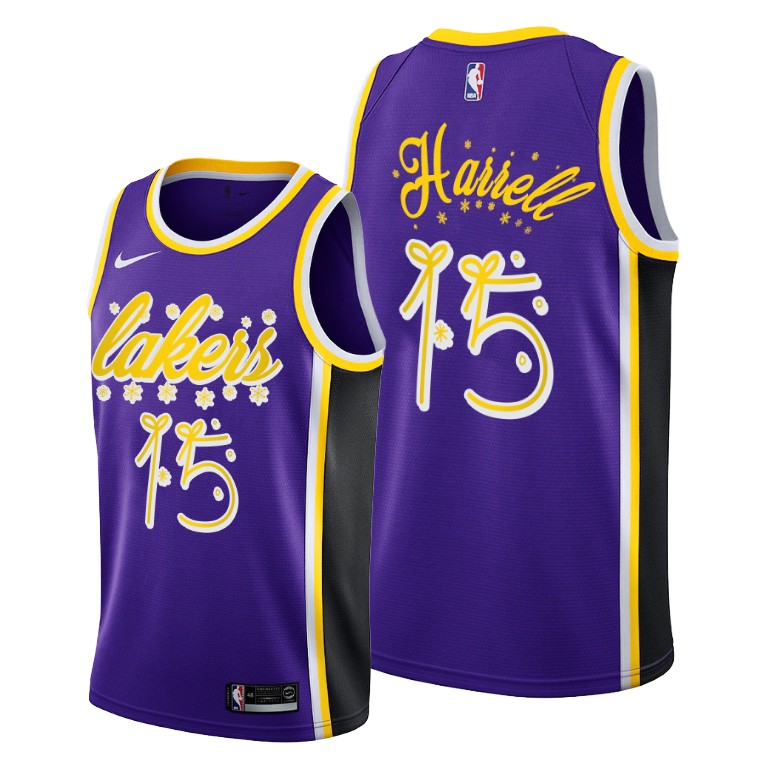 Men's Los Angeles Lakers Montrezl Harrell #15 NBA Special Edition Night Festive 2020 Christmas Icon Edition Purple Basketball Jersey GXY4583NQ